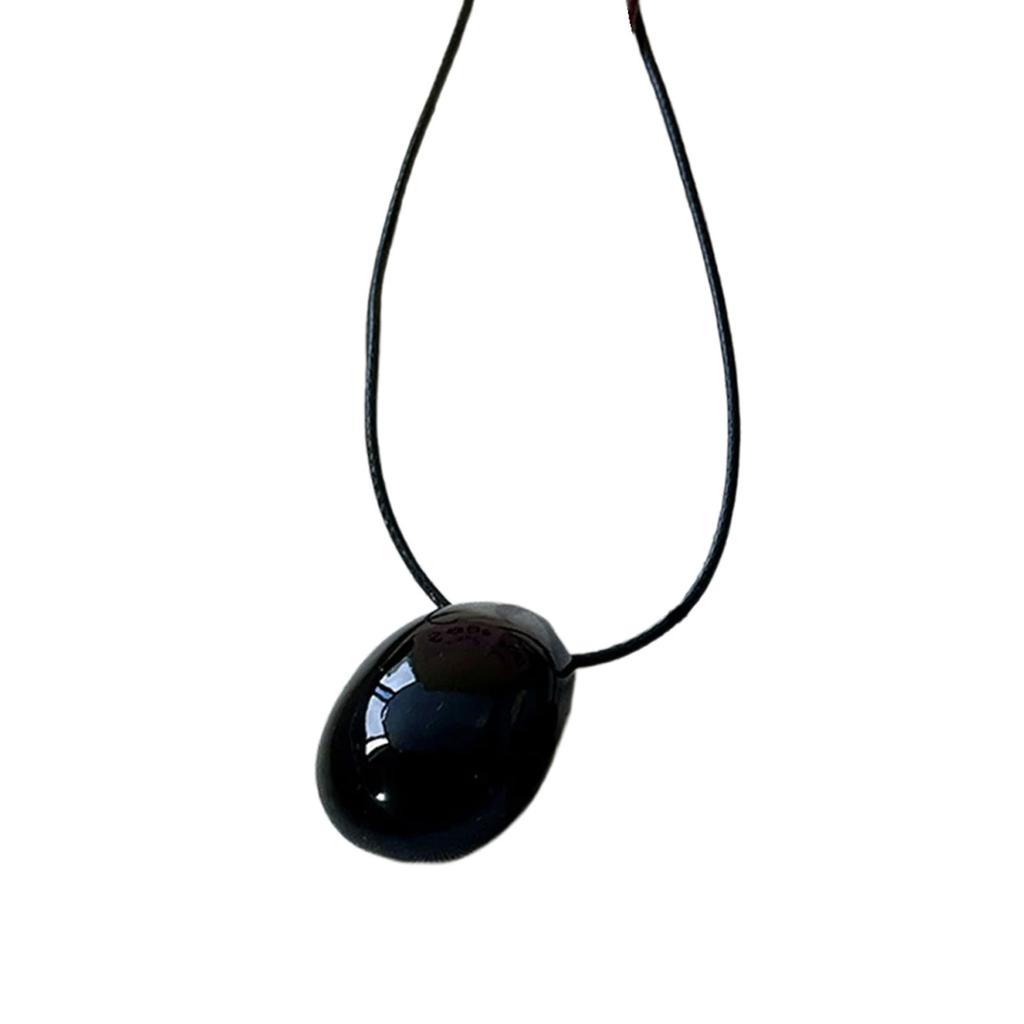 Oval Pendant Necklace Fashion Necklace Colorful Pendant Necklace Neck Jewelry for Daily Commute and Various Outfits