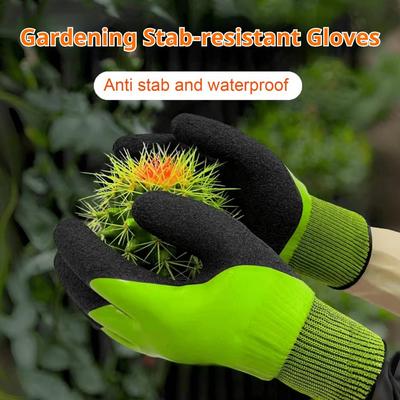 Garden Gloves with Claws Breathable Gardening Work Claw Gardening Gloves, for Planting Puncture Resistant Garden Gloves Digging