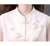 Spring/Autumn Women's High-End Frog Button Shirt Jacket: New Chinese Style