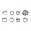 8pcs Watch Movement Fixing Kit Stainless Steel Watch Movement Base for Watchmaker Watch Repair Tool