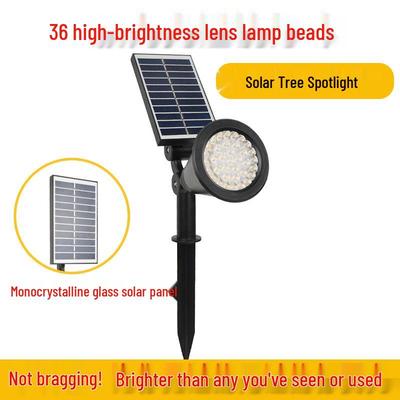 36 LED Solar Tree Light - High Brightness, Waterproof, Garden Courtyard Decor Spotlight