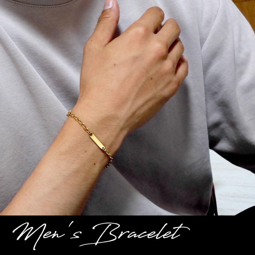 Pair of with teddy surgical stainless always unisex close to me bracelets/anklets bears, steel, on, gold, set, SBR11-045BA-046BA (pair)