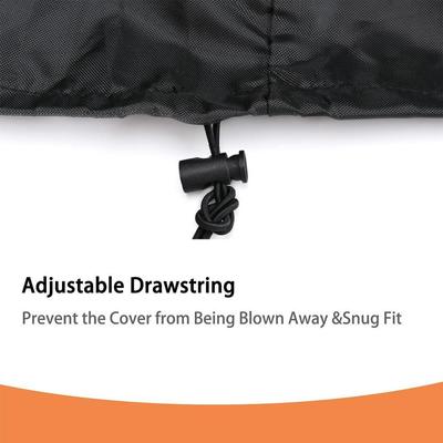 55 Gallon Drum Cover with Stretchable Adjustable Drawstring Fit Most Water Barrel and Trash Can Waterproof Rain Barrel Cover