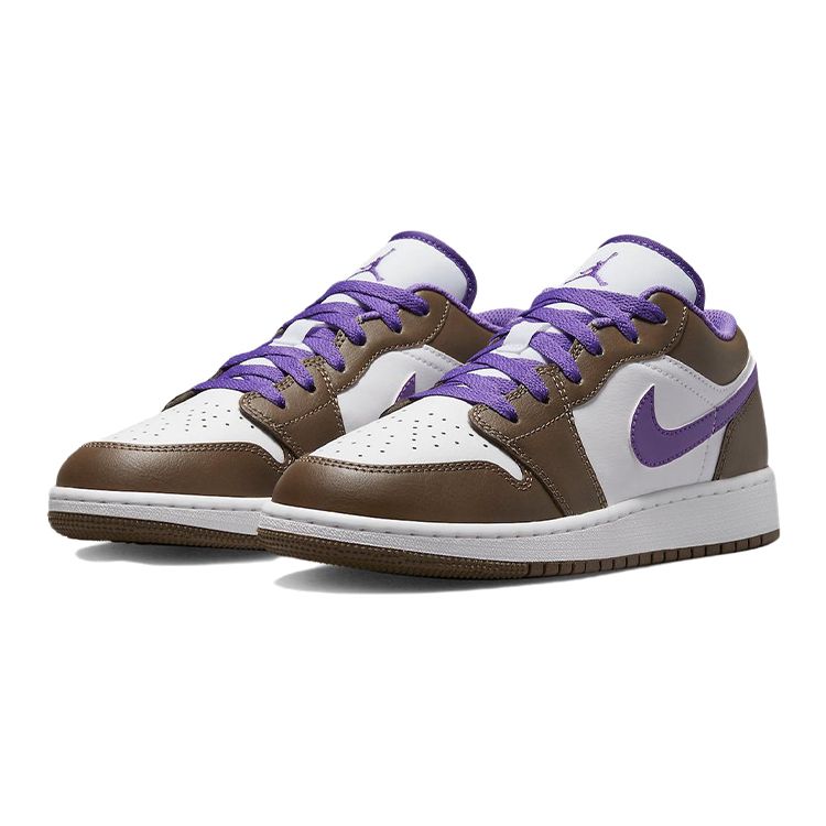 Air Jordan 1 Low GS Palomino Wild Berry White 553560-215