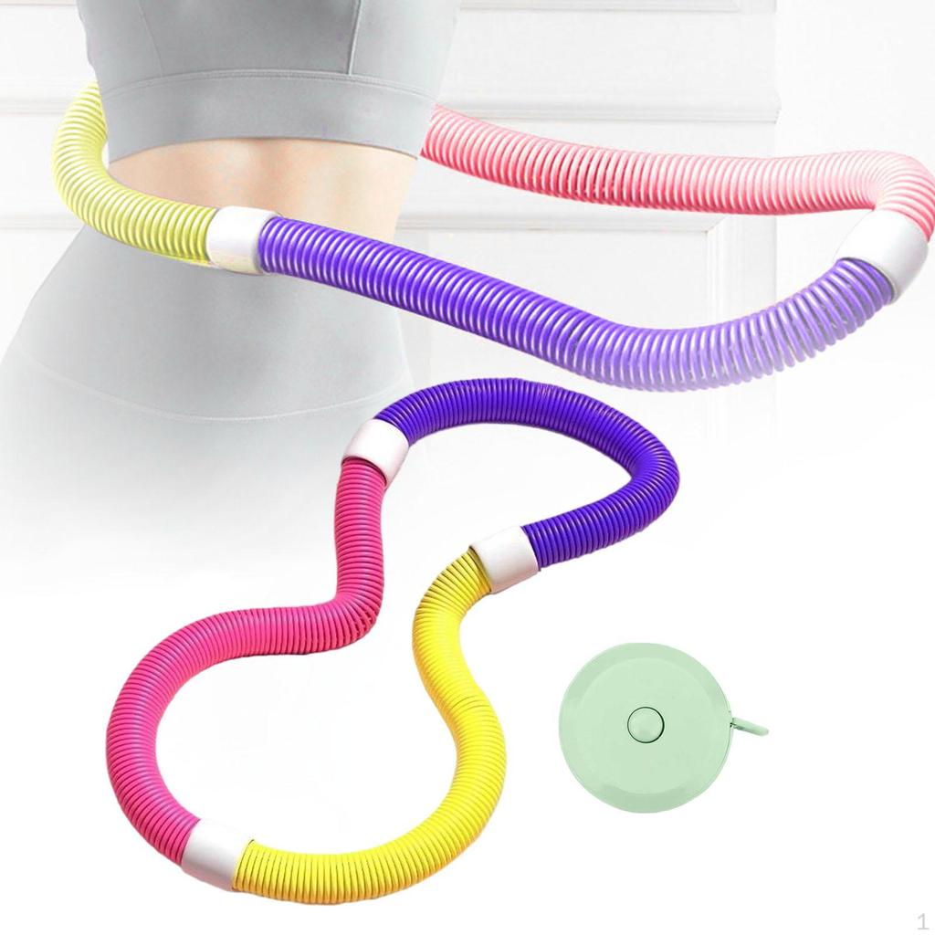 Fitness Hoop for Core Engagement Indoor Outdoor PVC Gear Kids