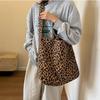 1Pc Large Capacity Leopard Print Tote Bags, Canvas Bags, Shoulder Bags, Handbags, Shopping Bags—women's Bag Trend