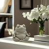 Een mollige Zen-kikker, een meditatiekikker, een 3D-geprint decoratief item, geschikt voor thuis en kantoor, een heel goed cadeau