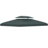 Gazebo Replacement Canopy, 3 X 4 M, Polyester 180 G/m², Grey