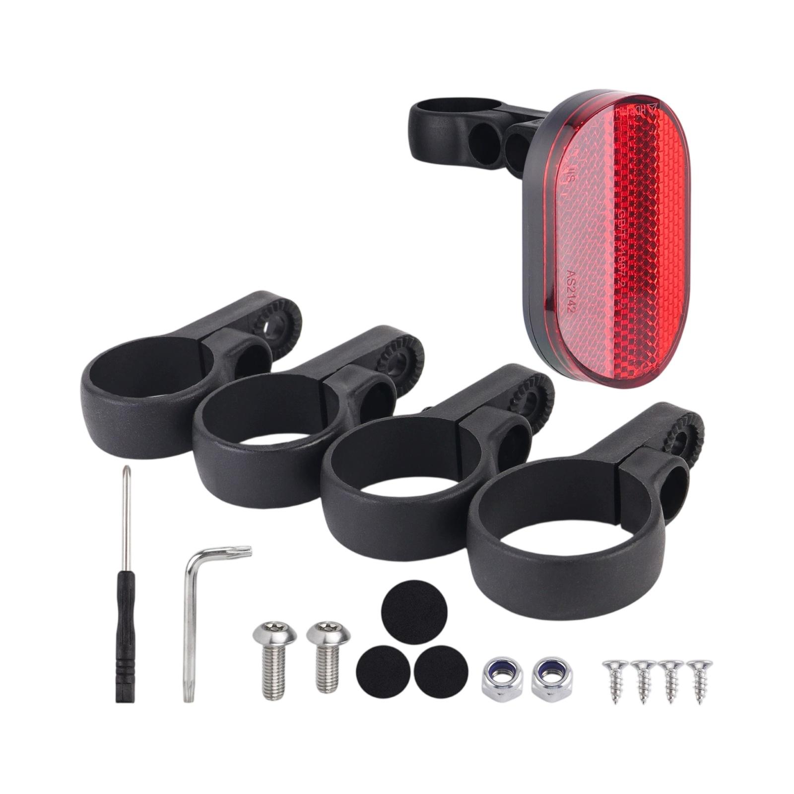 

-Theft Taillight – Reflective Side & Rear Lights for Road & Mountain Bikes, Seat Tube Safety Light One Size чёрный