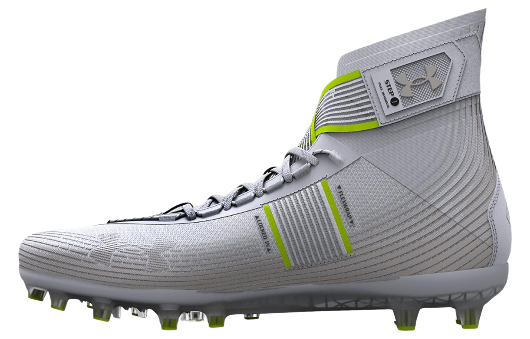 Under Armour Highlight MC Белый Серебристый Лайм 42.5