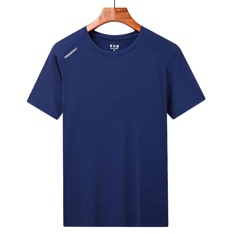 Men's & Women's Ultra-Thin Quick-Dry Ice Silk Short Sleeve Sports T-Shirt - Breathable, Sweat-Absorbent, High Elastic for Outdoor Use