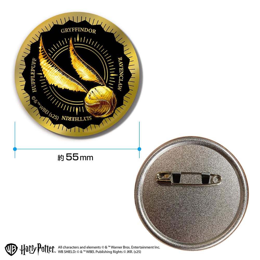 Tenyo Super Gold Badges, Harry Potter Quidditch, Set of 10 (Box of 10) BKB-S06, 24K Gold Plated, Approx. 5.6cm Diameter