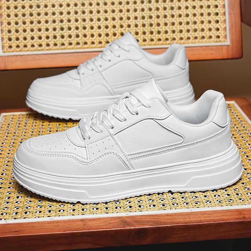 Men's Sports Shoes Soft Sole Ultra Lightweight Breathable Non-slip Wear-resistant Large Size Genuine Leather Sports Shoes