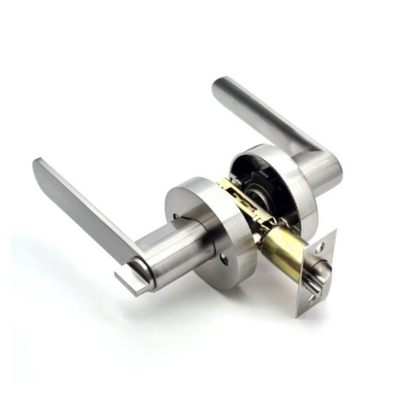 Anti-theft Door Lock Set Tubular Lever Cylindrical Door Lock Indoor Room Door Mechanical Lock