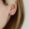 NUOY (925 Silver) Petite Freshwater Pearl Earrings
