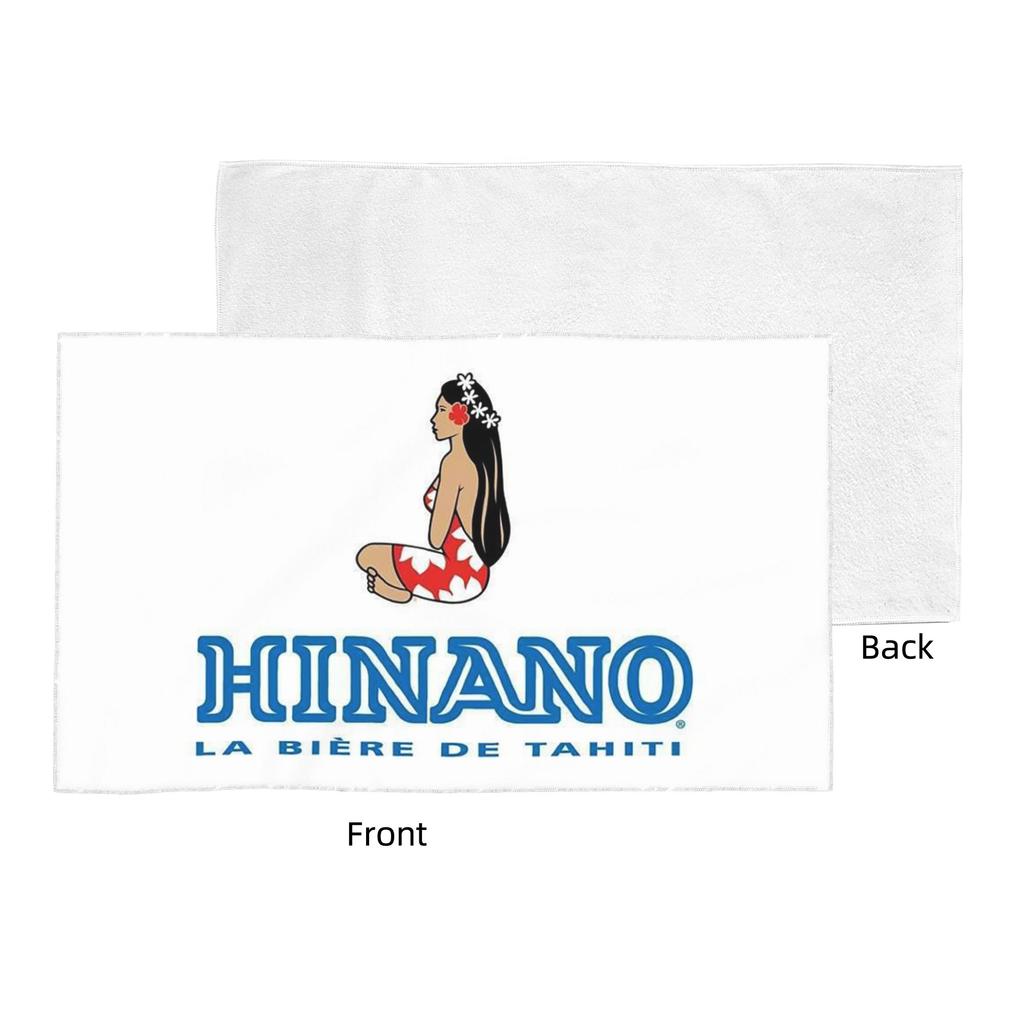 Hinano Tahiti Soft Face Towel Quick Dry Pool Bath Cotton Towels Absorbent