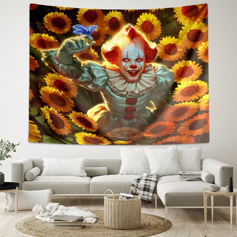 1pc Pennywise the Dancing Clown2 Tapestry, Living Room, Bedroom, Office, Party Decor, Ideal Festive Gift