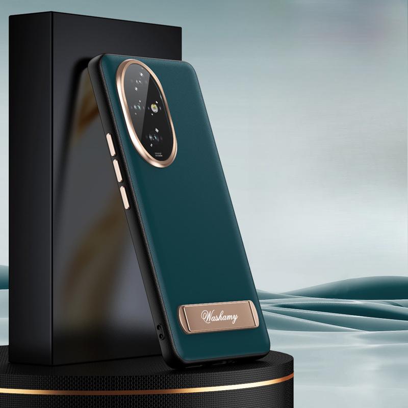 Suitable for The HONOR 200pro Phone Case and Lens Full Cover Business Men's High-end Leather Case