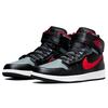 Pantofi de sport pentru bărbați Air Jordan 1 High FlyEase, gri fumuriu, roșu de gimnastică, negru, alb, CQ3835-006