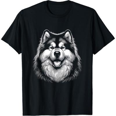 Alaskan Malamute Grafik Kunst Design T-Shirt
