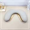 1pcs Manicure U-shaped Hand Rest Pillow Foldable PU Cushion Featuring Slanted Design Handheld Nail Salon Desktop Accessories Nail Art