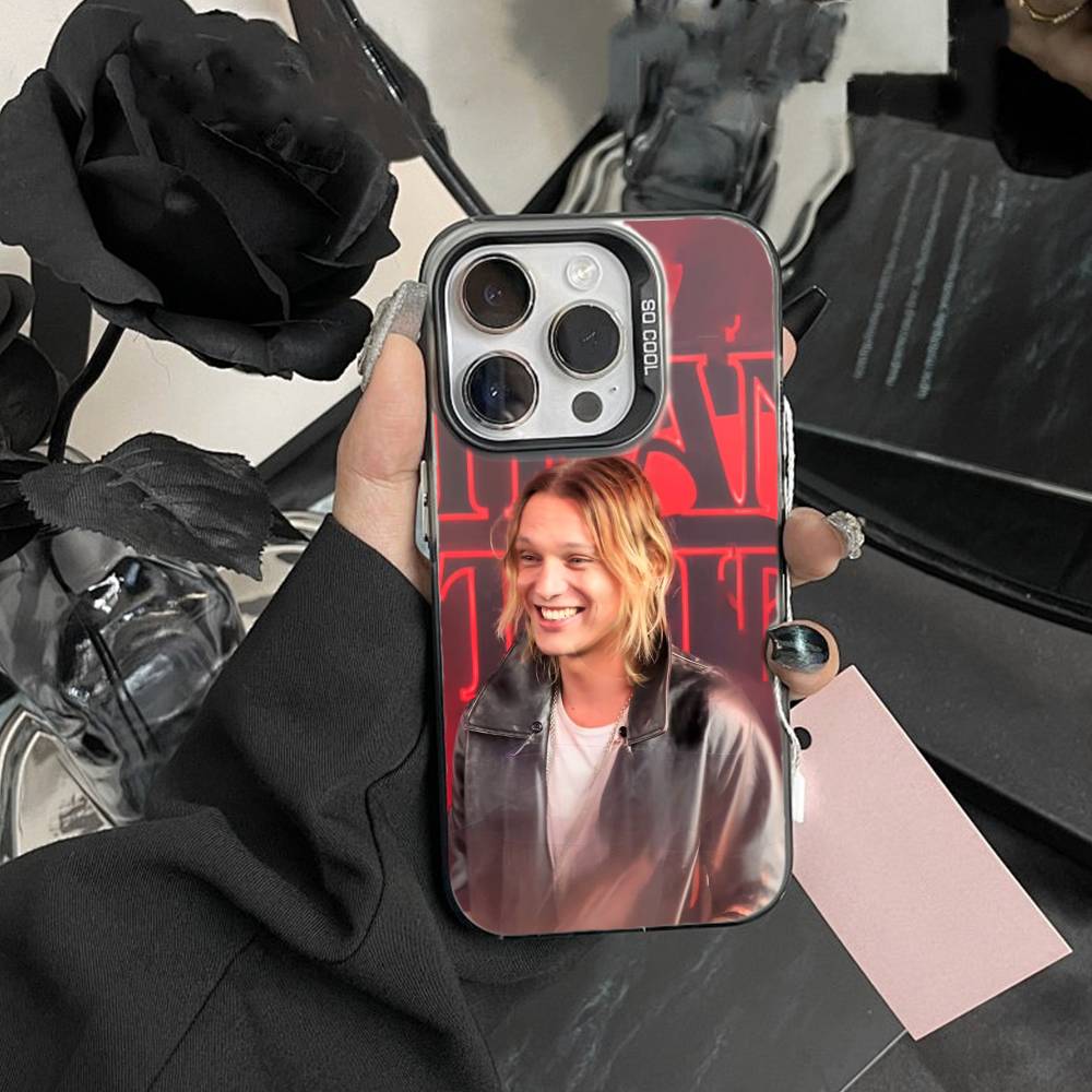

J-Jamie Campbell Bower Phone Case For iPhone 17,16,15,14,13,12,Pro MAX White Matte Shockproof Cover iPhone15plus
