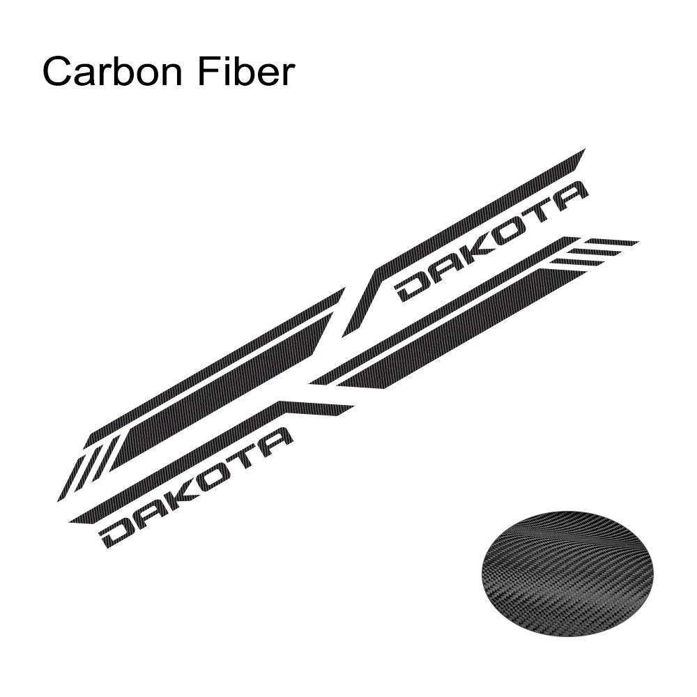 Pickup Bed Side Sticker For Dodge Dakota SLT SXT 5.9 R/T Sport Car Stripes Style Decor Decal Truck Vinyl Cover Auto Accessories