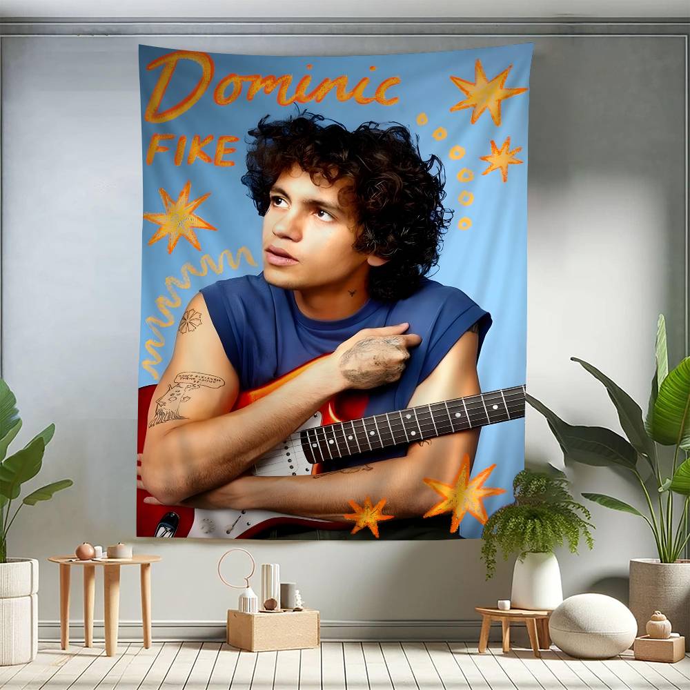Pop-Sänger Dominic Fike Hippie Wandbehang Wandteppiche Bohemian Wandteppiche Mandala INS Heimdekoration
