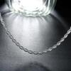 Copper 16/18/20/22/24 Inch 4mm Twisted Rope Chain Necklace For Women Man Fashion Wedding Charm Jewelry