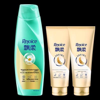 Conjunto de Shampoo Anticaspa Rejoice e Condicionador com Ginseng