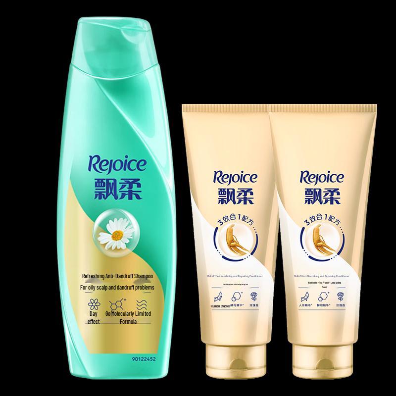 Rejoice Refreshing Anti-Dandruff Shampoo & Ginseng Conditioner Set