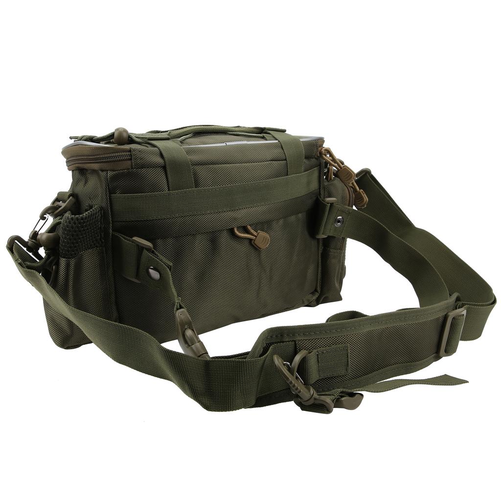 MultiFunction Fishing Tackle Bag Fishing Shoulder Waist Packs Multi Pockets Bait Lure Bag