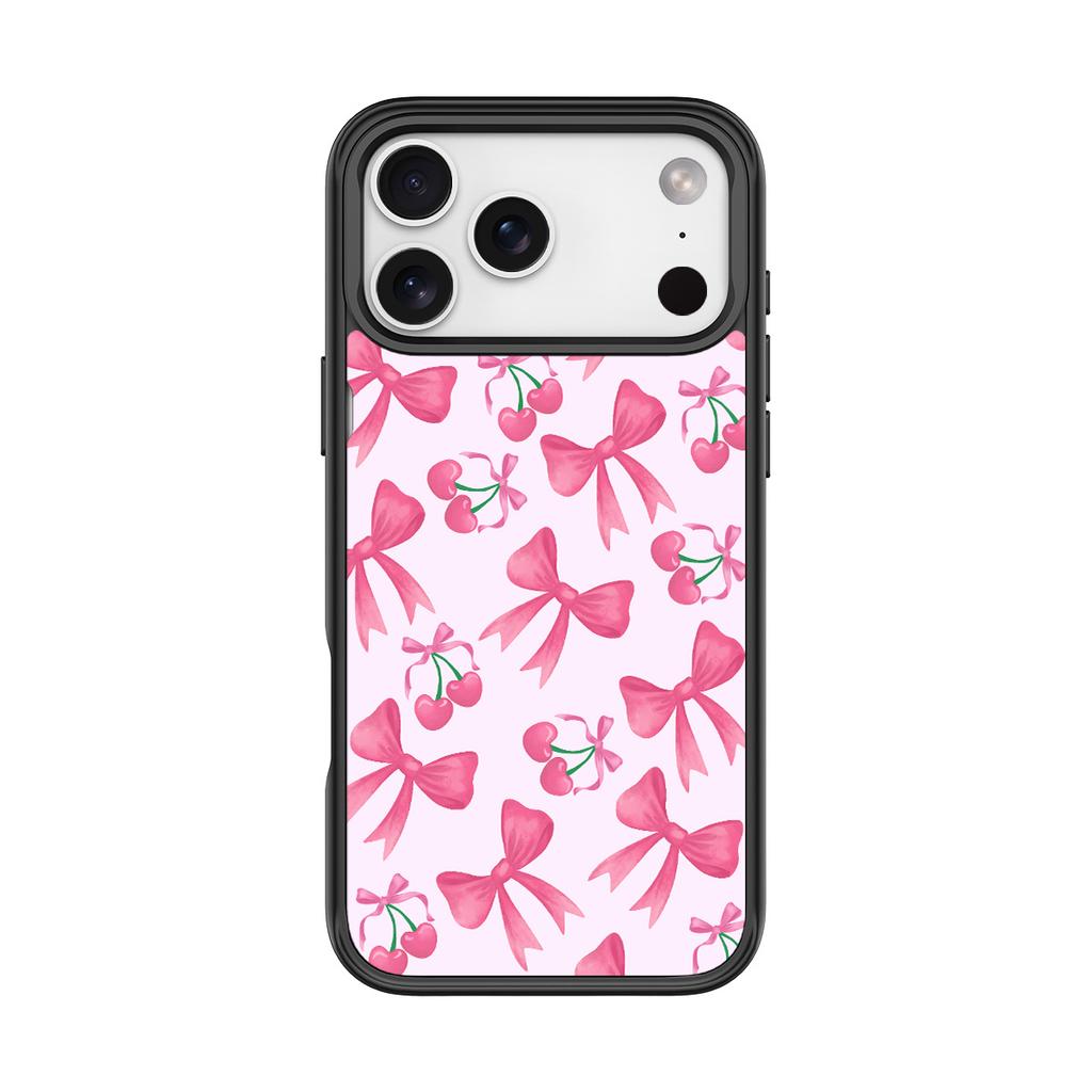 Applicable to Apple 17pro mobile phone case, advanced sense 16 replaceable back plate 15promax magnetic mobile phone case, cherry powder.