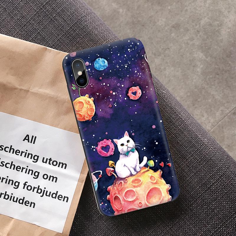 Pattern Cell Phone Star Elegant Silicone TPU Painted Star Cat Pattern Mobile Phone Case for ...