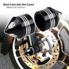 A51K-Front Axle Cap Cover For  Dyna Touring Road King Classic FLHRC