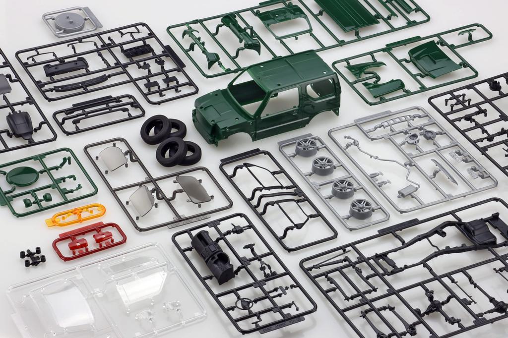 Fujimi Modell Maßstab NEXT Serie 13 Suzuki Jimny JB23 Khaki Perlmutt 1/24 Nein. (Land Venture/Cool Metallic) NX-13