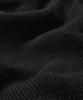 CUZNELLO Cool Cotton Open Collar Short Sleeve Knit_Black