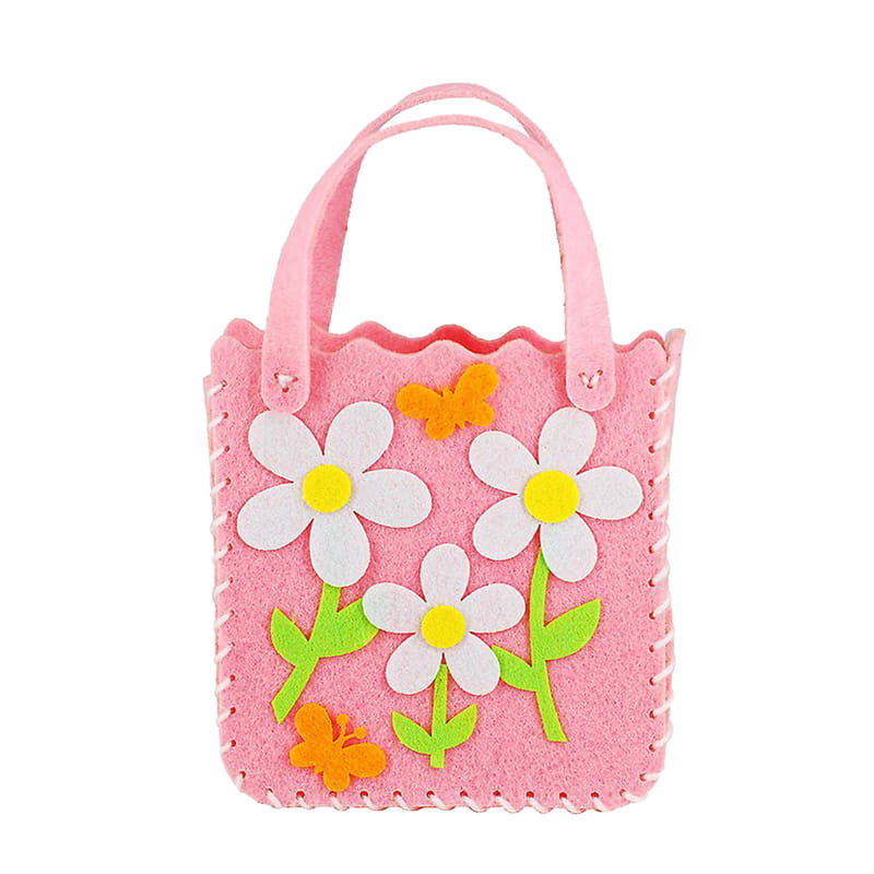 Colorful Bags - Felt DIY Sewing Kit - 6 Pieces