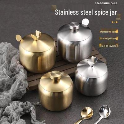 Hochtemperaturfester Chili-Öl-Behälter aus 304 Edelstahl mit Deckel