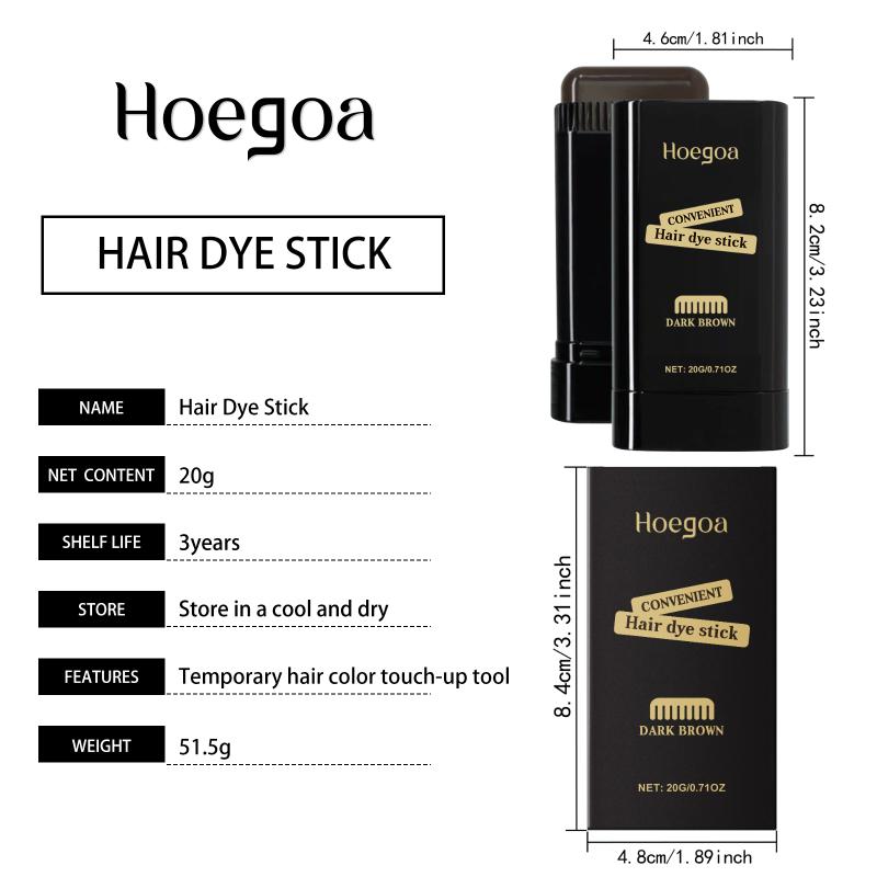 Quick Cover Hair Root Dye Comb Temporary Hair Color Stick Non Irritating Three Color Portable Disposable for  Styling