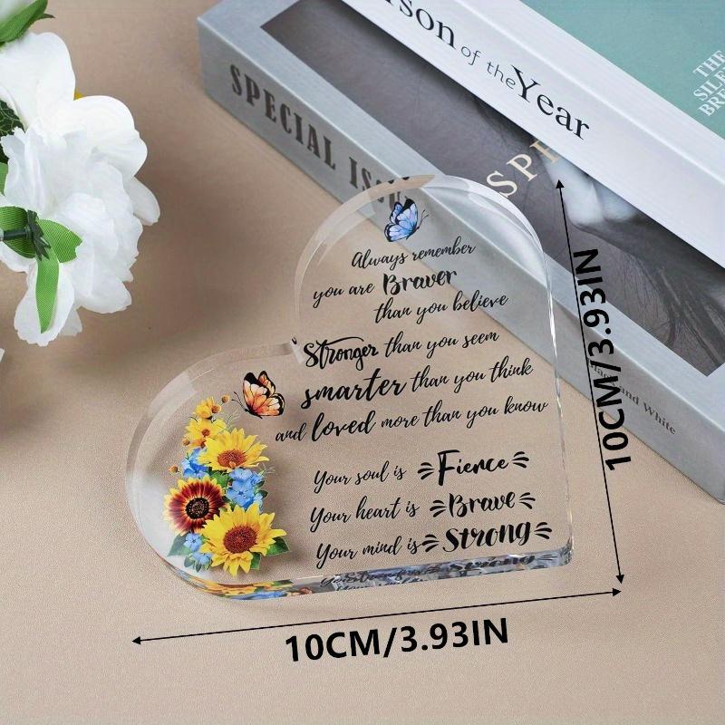Spiritual Acrylic Gift - Versatile Desk Decor with Photography Utility