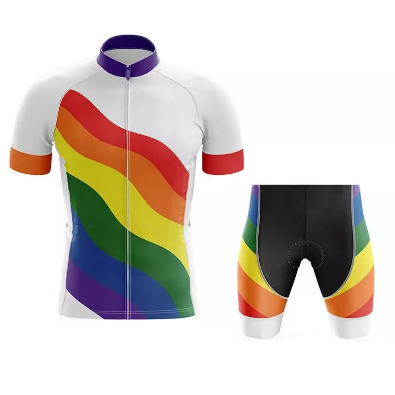 Men Women Cycling Jersey Set Short