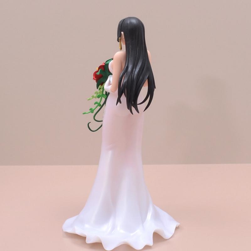 23cm Boa Hancock Abito da sposa Ragazza Anime Figura Giocattolo Modello Statua Collezione Decorazione Desktop Ornamento Regalo