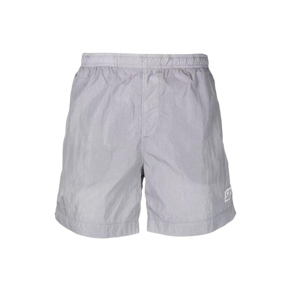 C.P. Company Label Detail Solid Color Swim Shorts Men Shorts 12CMBW005A000004G-937