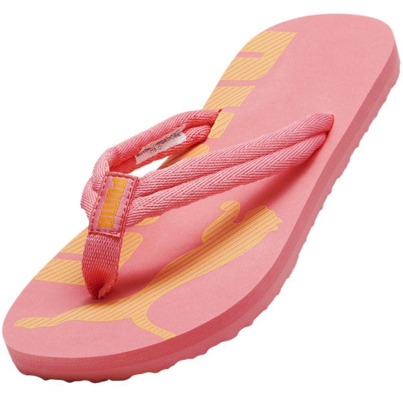 PUMA Epic Flip V2 flip-flops cushioned insole Passionfruit/Clementine