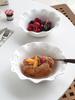 Hollow Out Ceramic Plates French Style Relief New Household 8 Inch Exquisite Dessert Dish High Aesthetic Kitchen Tableware