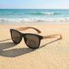 [WOODONLY] Vintage Wooden Polarized Sunglasses - UV400 Protection Handmade Sunglasses - A Perfect Gift for Men & Women (Walnut Wood + Gray)