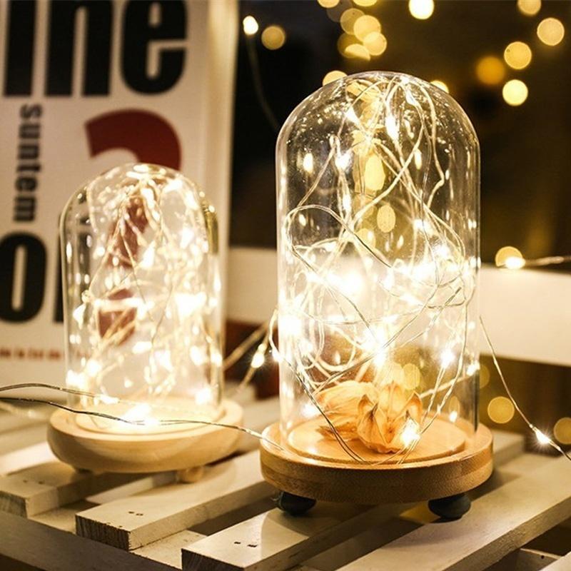 20 LED Weinflaschen Lichterkette, Mrchenhafte Dekoration, Miniatur  Knstlicher Kork Kupferdraht Sternenhimmel Lichterkette, Party, Hochzeit