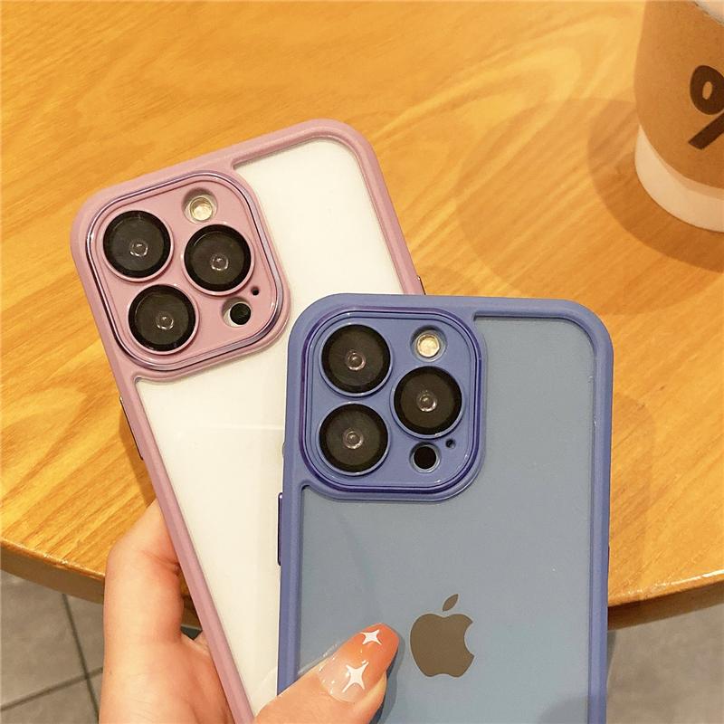 Luxury Tpu Pc Hard Metallic Electroplated Phone Case for Iphone 11 12 13,for Iphone 13 Bumper Case Metal