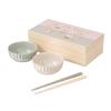 Francfranc Pair Gift Bowl Chopsticks NATURAL &